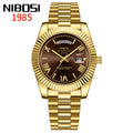 NIBOSI Men's Quartz Watch – Classic Roman Numeral Design
