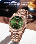 NIBOSI Men's Quartz Watch – Classic Roman Numeral Design