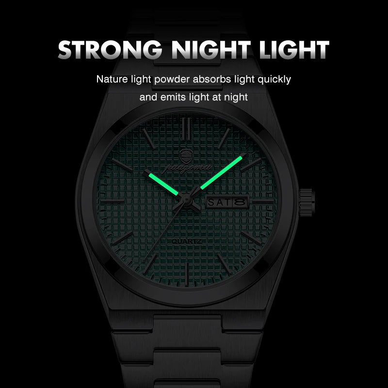PAAZOMU Automatic Chronograph Watch – Stainless Steel Men's Watch