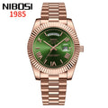 NIBOSI Men's Quartz Watch – Classic Roman Numeral Design