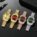 NIBOSI Men's Quartz Watch – Classic Roman Numeral Design