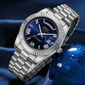 NIBOSI Men's Quartz Watch – Classic Roman Numeral Design
